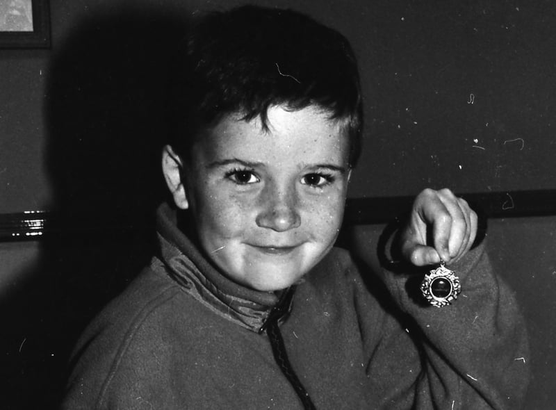 Donal McMahon, from Foyle School of Speech and Drama, winner of the Boys Open Verse 6-8 at Carndonagh Feis in July 1997.