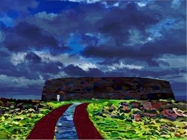 Luke Kelly's digital art.This was completed digitally using an app called Brushes