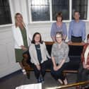 CHURCHES TRUST FINALE. . . . .Attending the Churches Trust Columba Journey Grand Finale Dinner at the Bishopâ€TMs Gate Hotel, Derry on Wednesday night werre, seated at front from left, Deirdre Harte, Fiona Fagan and Marlene Skuce; and back from left, Elaine Devenney, Mary Doherty, Briwn Downey, Anne McGowan and Helena Downey. (Photos: Jim McCafferty Photography)