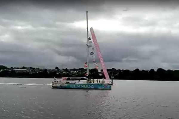 The first of the Clipper fleet arrives into Derry.