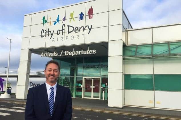 Steve Frazer, managing director at City of Derry Airport.