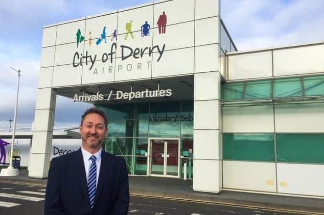Steve Frazer, managing director at City of Derry Airport.