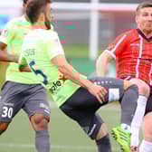 Derry City's Patrick McEleney is expecting another battle at Finn Harps tomorrow. Picture by Kevin Moore/MCI