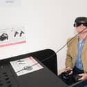 Launching ‘Beware! Convoy Below!”  VR Experience (World War 1 era).TIDE Partners at the launch of the TIDE Project in Fort Dunree on Wednesday; Pictured is  Don McGlinchey, Stakeholder from Derry