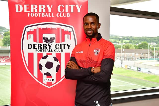 Midfielder Sadou Diallo has signed a 18 month deal with the club. Picture by Kevin Morrison/Event Images & Video