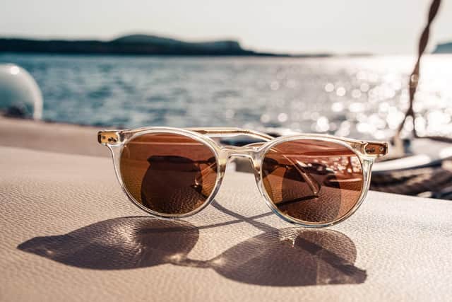 Specsavers are urging people to protect their eyes from the suns UV rays.