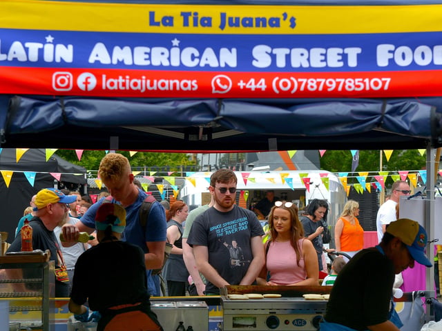 A variety of quality food was available at the Legenderry Street Food Festival held along the Foyle Embankment over the weekend. Photo: George Sweeney. DER2228GS – 035