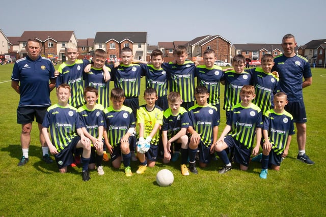 Sion Swifts squad getting their O'Neills Foyle Cup campaign underway on Monday. by Jim McCafferty