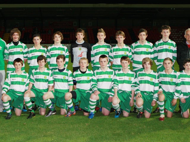 Foyle Harps under 14s who competed in the Michael Cullen Memorial Youth Cup final at the Brandywell. (1810JB05)