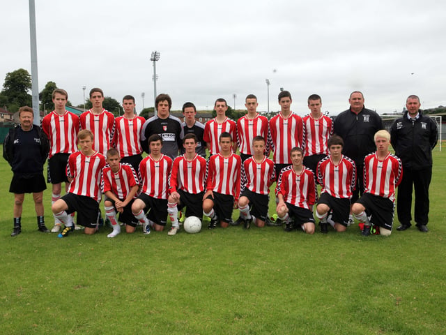 y©/Presseye.com - 24th July 2010. Press Eye Ltd - Northern Ireland. Foyle Cup 2010. U-16 Plate Final Derry and District Youth V Newhill FC (Belfast). Derry and District Youth.
Mandatory Credit Photo Lorcan Doherty / Presseye.com
