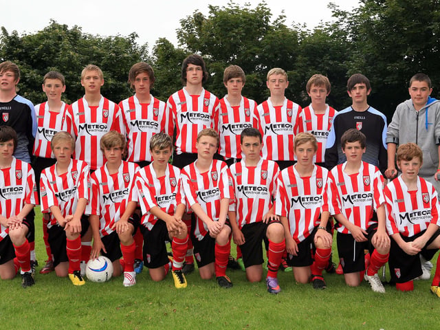 ©/Presseye.com - 24th July 2010. Press Eye Ltd - Northern Ireland. Foyle Cup 2010. U-14 Plate Final. Derry and District Youth League V Aspire Academy, Qatar. Derry and District Yout League.
Mandatory Credit Photo Lorcan Doherty / Presseye.com