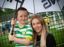 Enjoying the football festival despite the rain at the Foyle Cup this week
