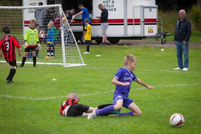 Action from the Under-9 East End versus Phoenix game at Templemore on Wednesday.