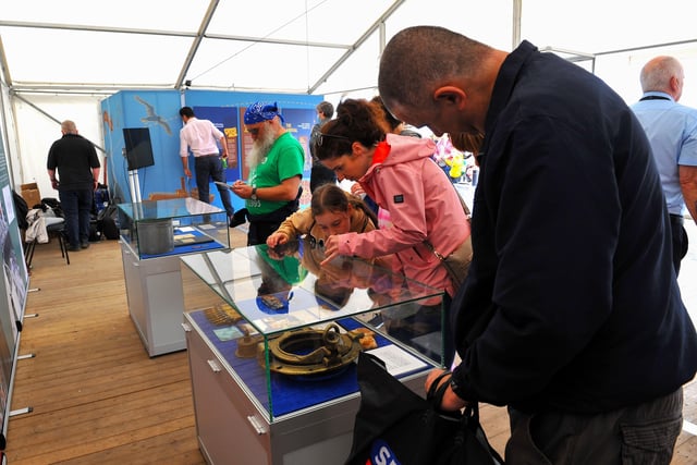 The DNA tent is a popular attraction at the Foyle Maritime Festival. Photo: George Sweeney.  DER2229GS – 011