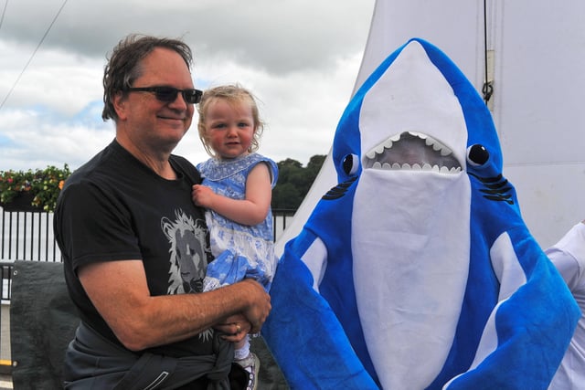 Katie Graham, aged 8, poses for a photo at the Foyle Maritime Festival. Photo: George Sweeney.  DER2229GS – 012