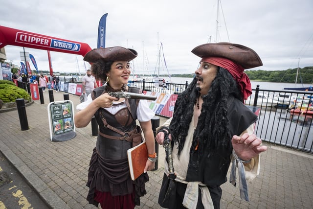 Shiver me timbers! There was all sorts of swashbuckling carry on down the quay during the festival.