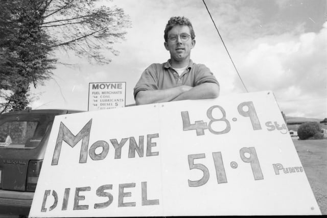 Mr. Eugene Moyne, from Bridgend, who saw an influx of drivers from the north crossing the border to avail of cheaper diesel prices.