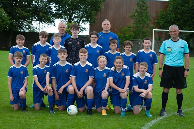 Limavady Under-13 team pictured at the Foyle Cup.