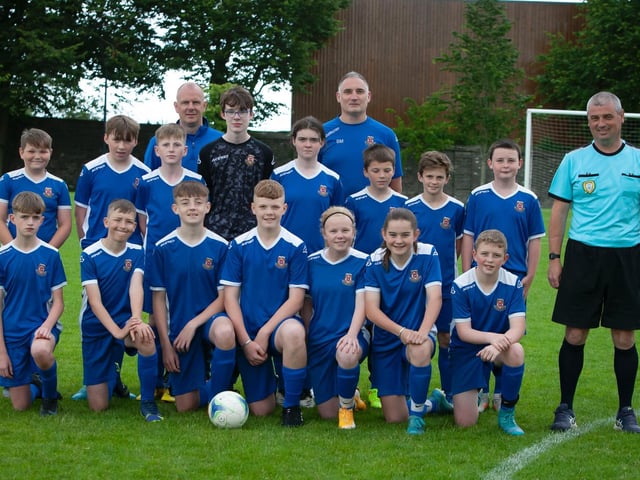 Limavady Under-13 team pictured at the Foyle Cup.