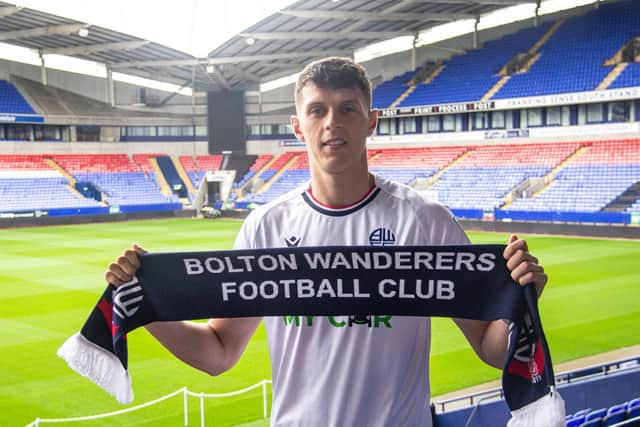 Bolton Wanderers new signing Eoin Toal pictured after making his move from Derry City.