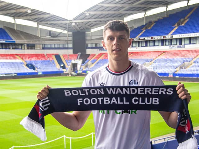 Bolton Wanderers new signing Eoin Toal pictured after making his move from Derry City.