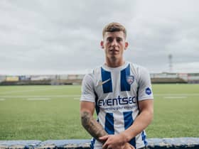 Midfielder Evan McLaughlin has joined Coleraine on loan from Derry City. Photo Credit: Coleraine FC/David Cavan
