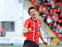Dundee United loanee Declan Glass lit up Brandywell with his first senior hat-trick in Derry City's big FAI Cup win over Oliver Bond Celtic. Photograph by Kevin Moore.