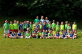 Some of the children who took part in the Hillcrest Trust and Irish Street Youth and Community Association’s Waterside Shared Village Summer Scheme at the An Chroí Community Hub on Friday afternoon last. Photo: George Sweeney.  DER2230GS – 023