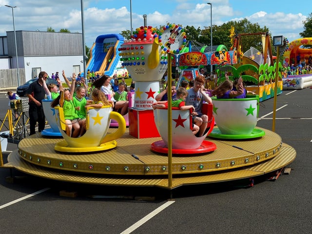 There were lots of activities for children at the Hillcrest Trust and Irish Street Youth and Community Association’s Waterside Shared Village Summer Scheme at the An Chroí Community Hub on Friday afternoon last. Photo: George Sweeney. DER2230GS – 019