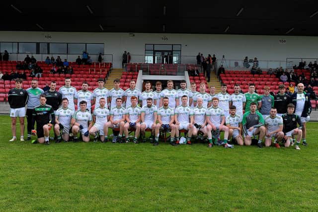 Craigbane, pictured here before the 2020 Junior final which was played in June 2021, will carry the tag of Junior Championship favourites after an impressive start against Ballerin on Friday.