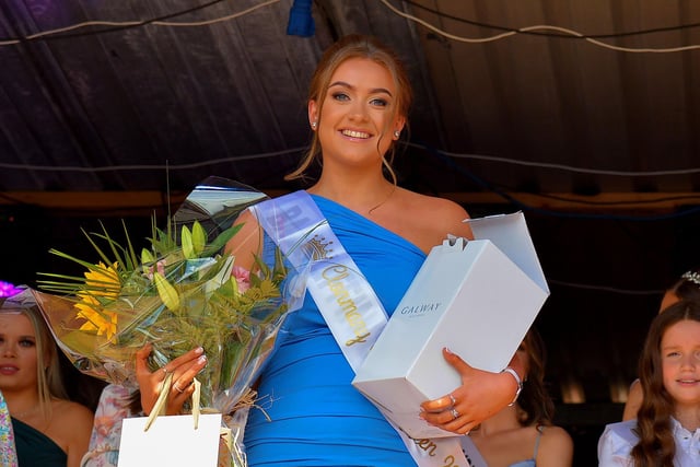 Megan McDaid, sponsored by Ballyliffin Lodge and Spa, was crowned Festival Queen at the Clonmany Festival Parade held on Sunday afternoon last. Photo: George Sweeney.  DER2231GS – 024