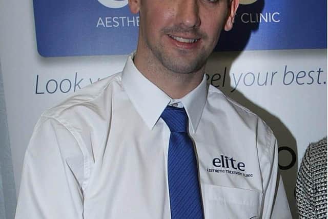 Emmette Dillon at an event in 2014, the year he started the LegenDerry Naked Calendar.  DER4714MC029