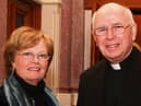 2007... Maureen Hegarty pictured with Bishop Edward Daly.