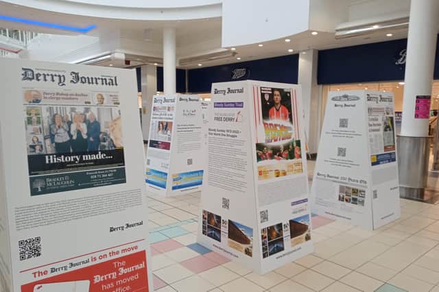 The Derry Journal exhibition will open at Ulster University Magee campus on Friday.