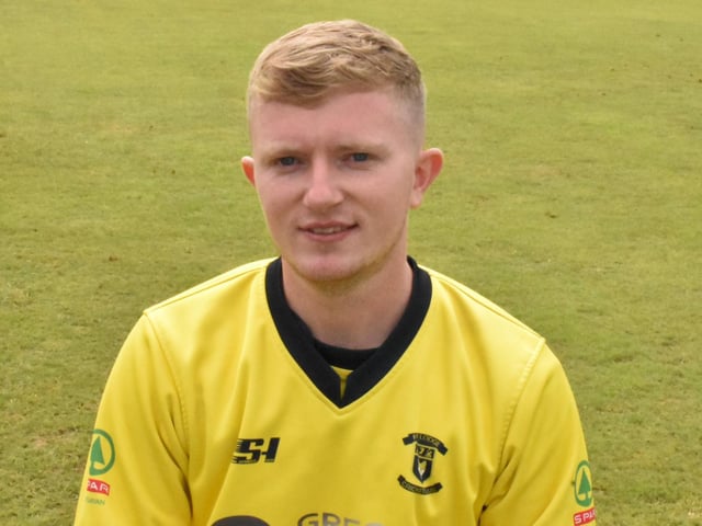 Captain Aaron Heywood, 24, is a right arm off-spin bowler and left hand batsman.