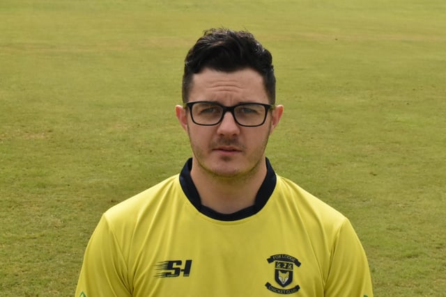TJ Nicholl, 29, is a right-handed batsman and wicket-keeper.