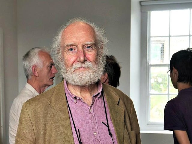 David Gepp at the exhibition