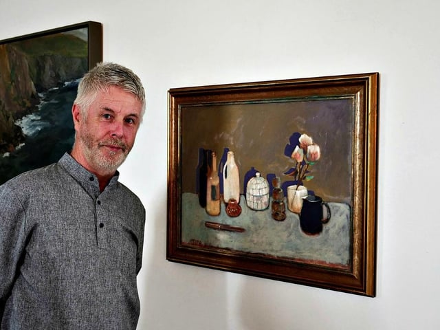 Patrick ‘Jude’ Clafferty with his ‘Conversations with My Father’.
