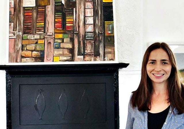 Nuala Herron and her work ‘A New Perspective.’