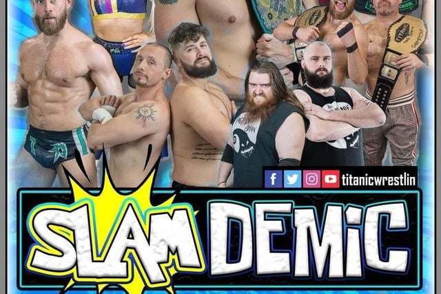 Titanic Wrestling presents SLAMDEMIC - DERRY on Saturday 13th August at 3:00pm - 6:00pm in Pilots Row.