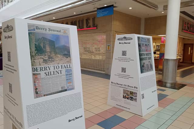 The Derry Journal 250 exhibition.