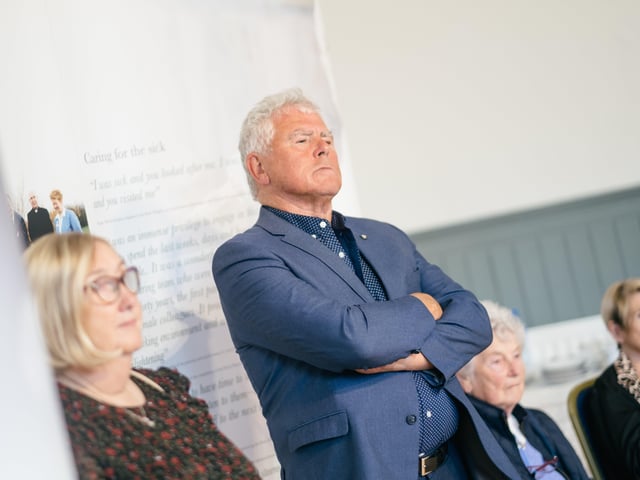 Pat MacCafferty was among those who attended the launch of 'A Man for All Seasons'.