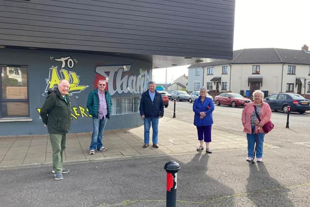 Participants on a socially distanced walking group organised by the Old Library Trust prior to the latest lockdown.