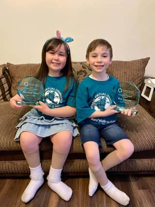 Mary-Kate and Ben Tierney who have received courage awards from the global organisation Lymphatic Education & Research Network (LE&RN)