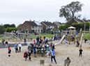 A view of the new Strathfoyle Peoples Play Park from the official opening back in 2017. DER4117-114KM