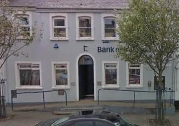 Bank of Ireland, Moville. Photo: Google Earth.