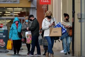 Shoppers in Derry’s city centre during 2020 before the latest lockdown.  Photo: George Sweeney  DER2047GS - 003