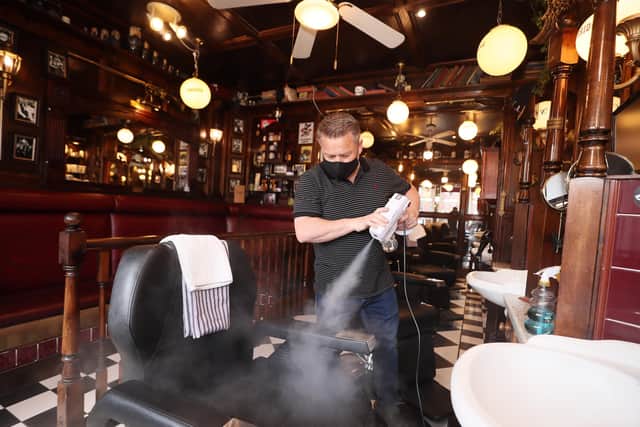 Hairdressers and barbers are allowed to reopen from next week. Picture by Jonathan Porter/PressEye