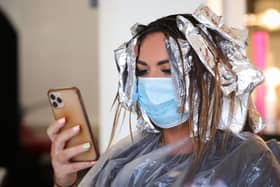 Hairdressing trainees can resume in person training.  Photo by Kelvin Boyes / Press Eye.