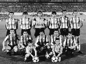 Derry City side which lost to Benfica in the European Cup in 1989.